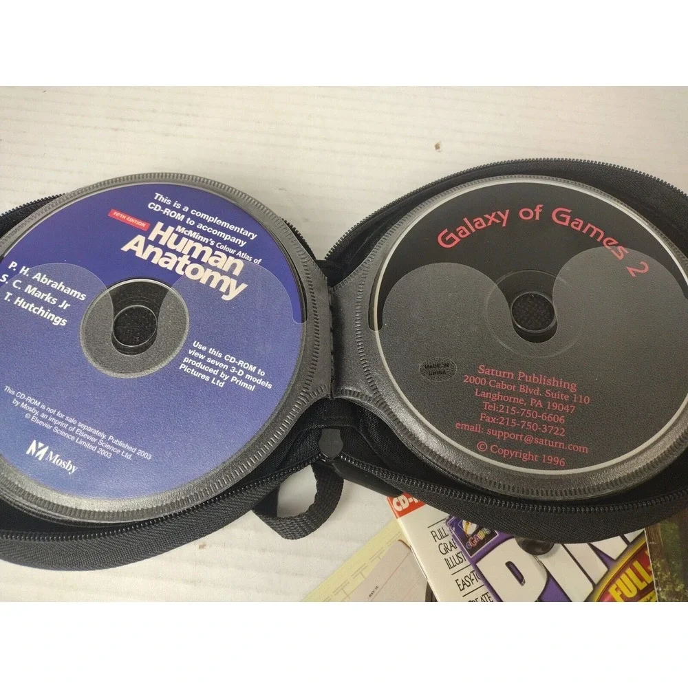 VTG Computer Games/Educational CD-ROM Lot (20) Designer, Crystal Key, Ect...